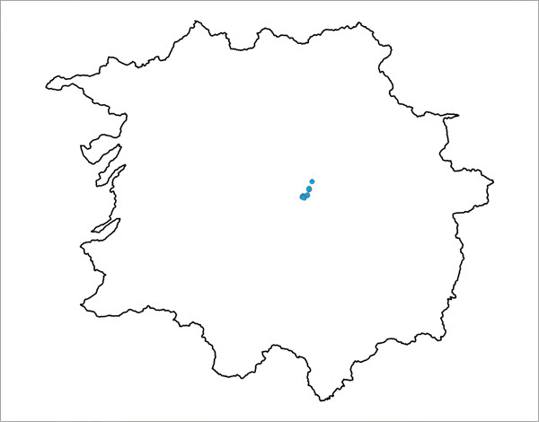 Automatische Erstellung von Hintergrundpunkten mithilfe von Raster-Zellen