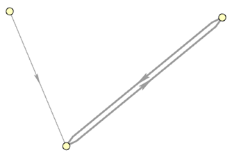 Die Auswahl im Verbindungsdiagramm wird gelöscht.