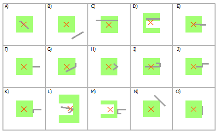 Auswählen eines Polygons anhand einer Linie Auswählen eines Polygons anhand einer Linie