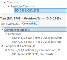 Die Element-ID und die Quell-Feature-Class-ID, die mit dem Kantenübergang verknüpft sind Die Element-ID und die Quell-Feature-Class-ID, die mit dem Kantenübergang verknüpft sind