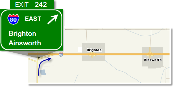 Beispiel für ein Straßenschild Beispiel für ein Straßenschild
