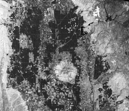 Symbolisierung vom Typ "Streckung" unter Verwendung eines einzelnen Bandes Symbolisierung vom Typ "Streckung" unter Verwendung eines einzelnen Bandes