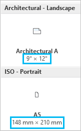 Layout-Vorlagen weisen integrierte Einheiten auf.