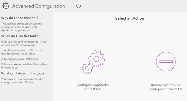 Konfigurieren Mit Qt Kits Arcgis Appstudio Dokumentation