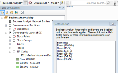 Data License confirmation