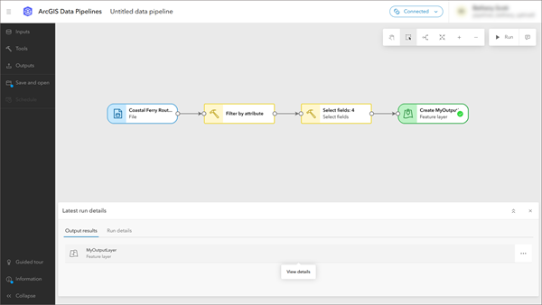 Abgeschlossene Data Pipeline