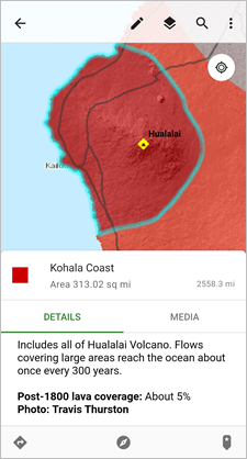 Auf die Küste von Kohala zoomen