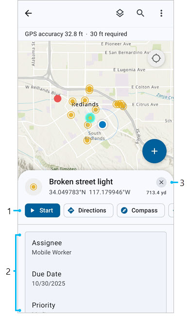 Screenshot der Task-Informationen Screenshot der Task-Informationen