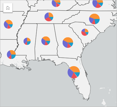 Erstellen Und Verwenden Von Karten Mit Kreisdiagramm Symbolen Arcgis Insights Dokumentation