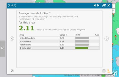 Maximierte Infografik