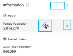 Informationskachel mit Beispielen