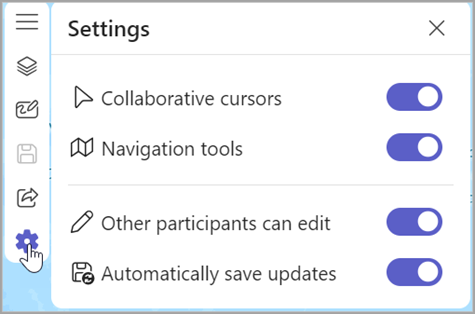 Administratoreinstellungen für "Mit Skizzen und Annotationen versehen" in ArcGIS for Teams