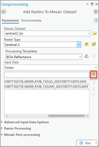 Mosaik-Dataset wird erstellt