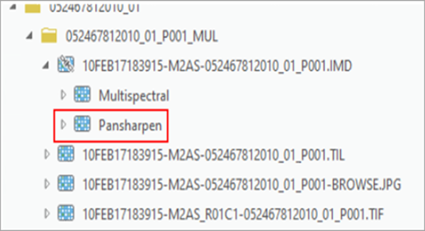 Layer "Pansharpen"