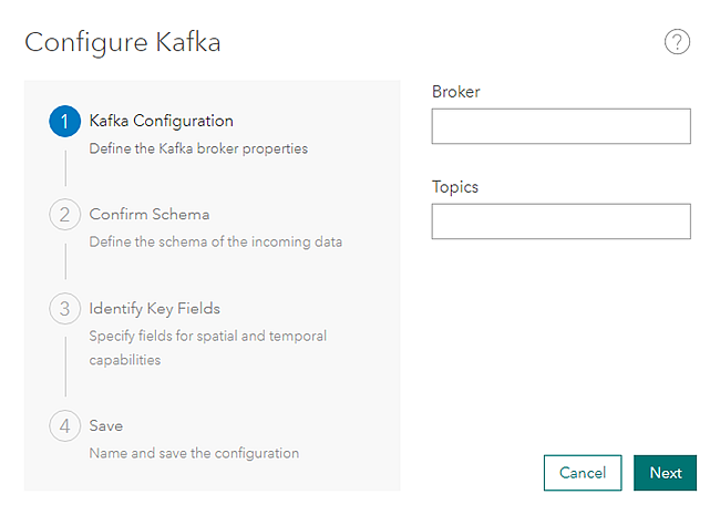 Parameter für Kafka-Konfiguration