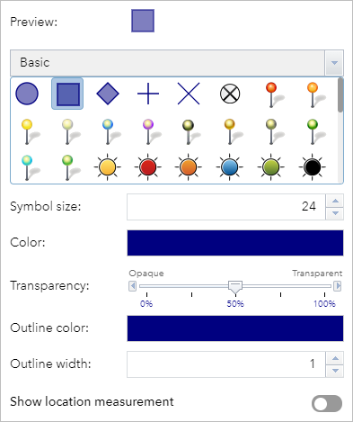 Einfacher Punktsymbol-Editor