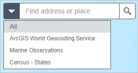 Liste der Geokodierungsservices und durchsuchbaren Layer