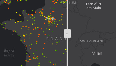 Den Layer mit dem vertikalen Balken ausblenden