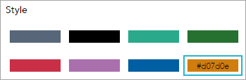 Abschnitt "Style" der Registerkarte "Design"