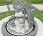 A Gaussian splat layer A Gaussian splat layer