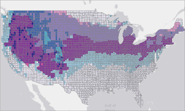 Intersections of climate and temperature zones