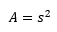 Area of a diamond formula