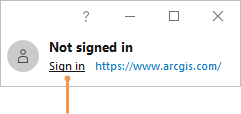 Sign-in status