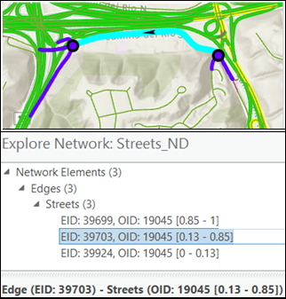 Partial edge covering 13 percent to 85 percent of the source feature