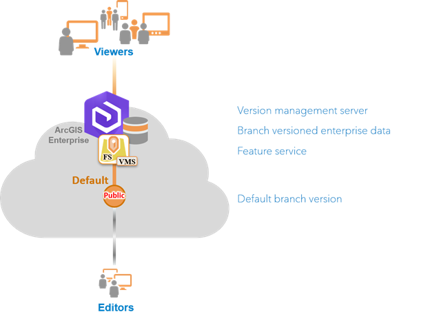 Branch version data published with version management (VMS) enabled