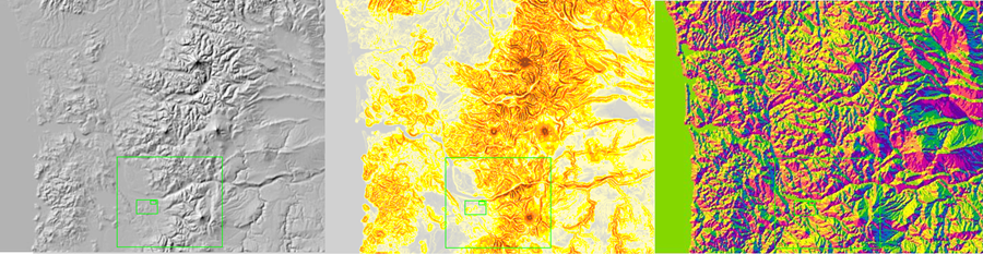 Elevation source layer analysis.