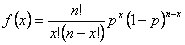 Binomial distribution formula Binomial distribution formula