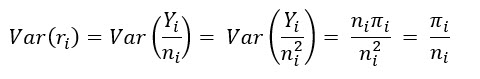 Rate variance equation Rate variance equation