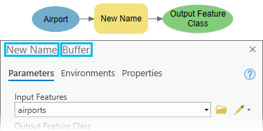 Renaming a model element Renaming a model element