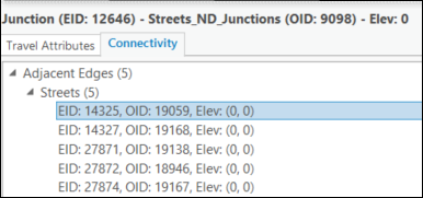 Element ID and Source feature class ID associated with the adjacent street element Element ID and Source feature class ID associated with the adjacent street element