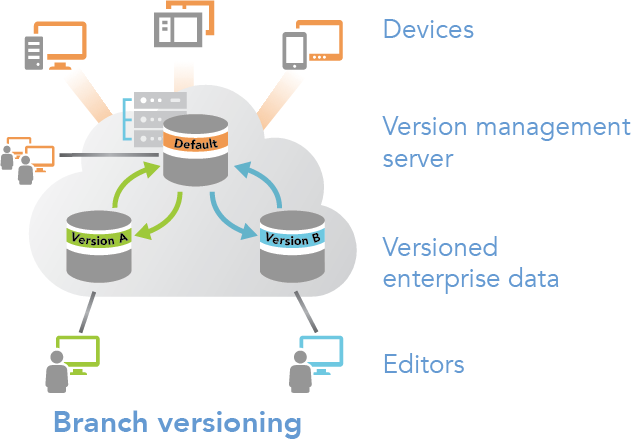 Editing with branch versioning Editing with branch versioning