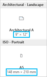 Layout templates have built-in units. Layout templates have built-in units.