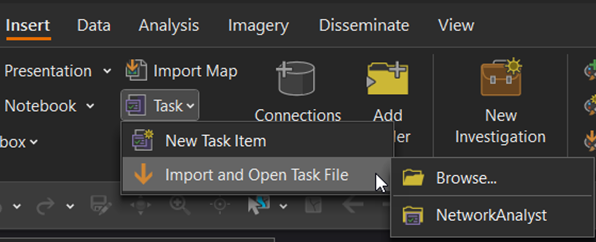 Import and open a task file Import and open a task file
