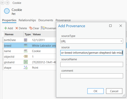 Type a URL that identifies the source of information stored in the property. Type a URL that identifies the source of information stored in the property.