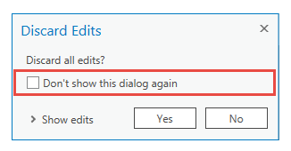 Discard Edits Discard Edits