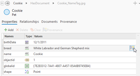 Hover over a property and click the Add Provenance button. Hover over a property and click the Add Provenance button.