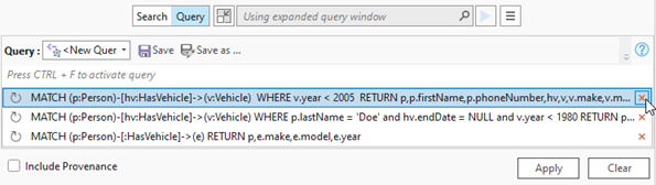 Hover over the Remove From History button. Hover over the Remove From History button.