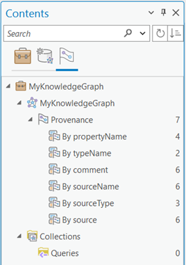 Explore provenance records on the Provenance tab. Explore provenance records on the Provenance tab.