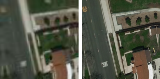 Super-resolution example Super-resolution example