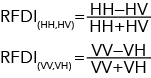 RFDI equations RFDI equations