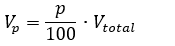 Equation for target volume calculation Equation for target volume calculation