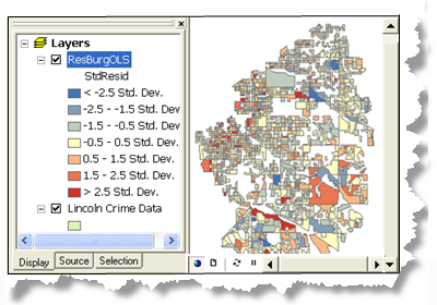 Mapped residuals Mapped residuals