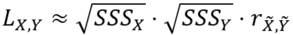 Global Lee's L approximate formula Global Lee's L approximate formula