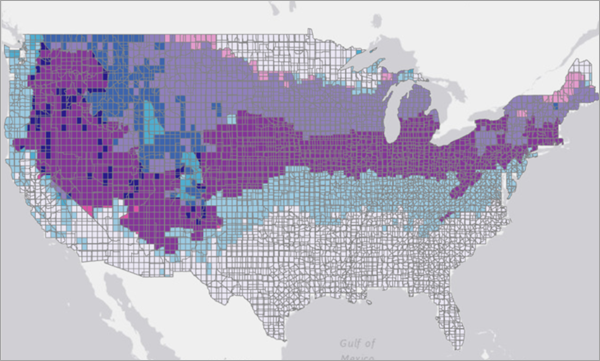 Intersections of climate and temperature zones Intersections of climate and temperature zones