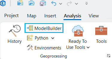 ModelBuilder button ModelBuilder button