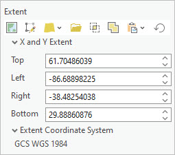 Extent coordinate boxes and Extent Coordinate System option Extent coordinate boxes and Extent Coordinate System option